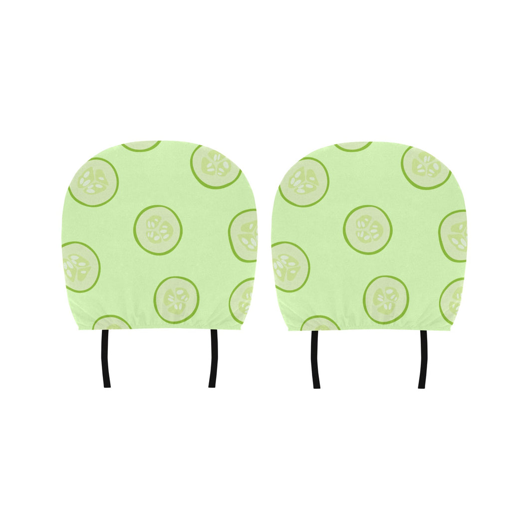 Cucumber pattern Car Headrest Cover