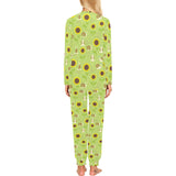 Snail Pattern Print Design 01 Women's All Over Print Pajama Set