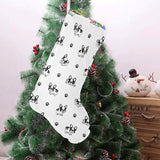 Cute french bulldog paw pattern Christmas Stocking