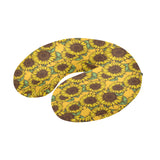 Sunflower pattern U-Shaped Travel Neck Pillow