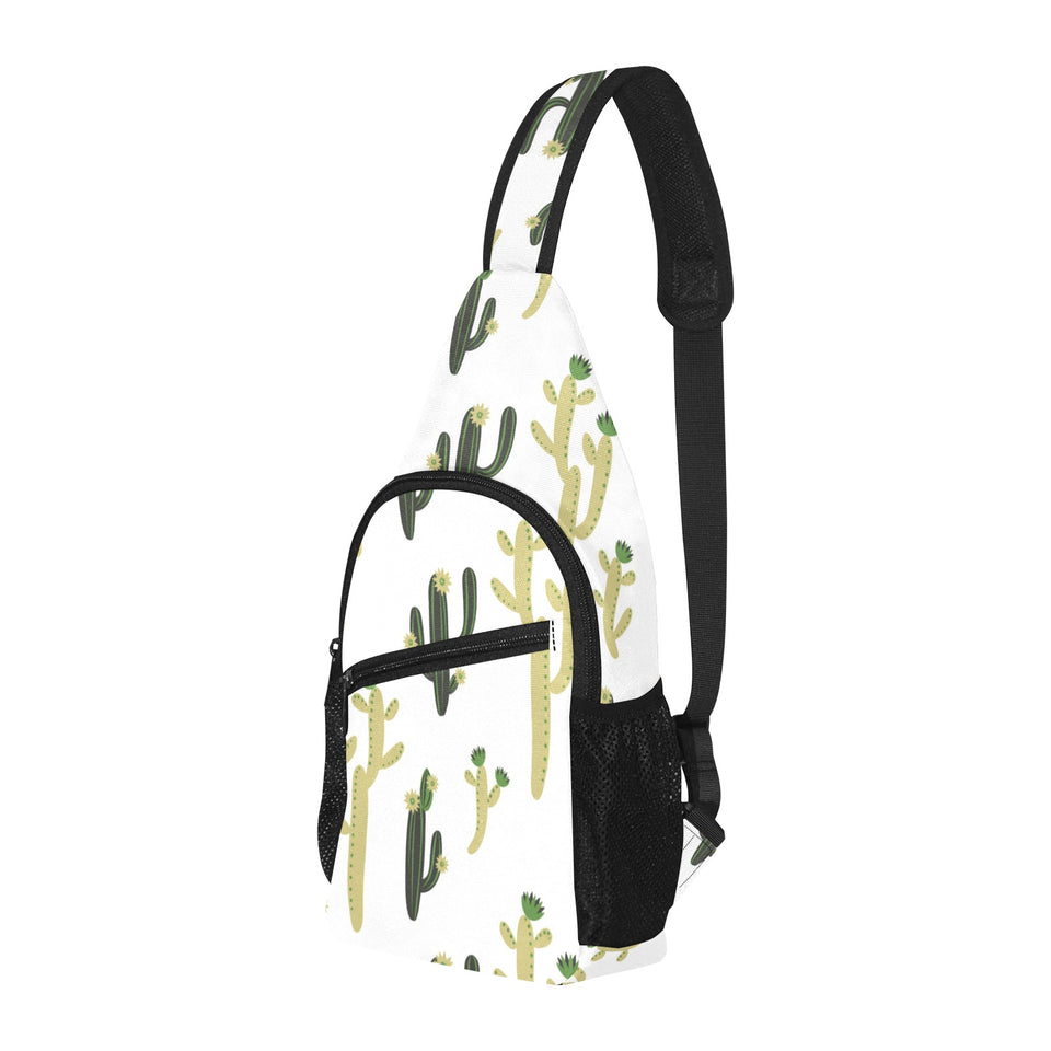 Cute cactus pattern All Over Print Chest Bag