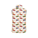 Corgi Christmas Pattern Women's Padded Vest