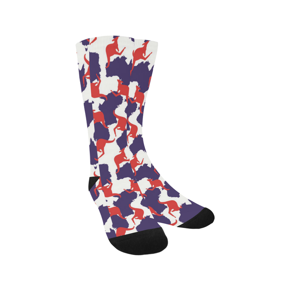 Kangaroo Australian pattern Crew Socks
