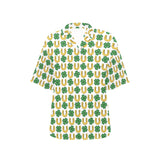 Horseshoes Pattern Print Design 04 Women's All Over Print Hawaiian Shirt