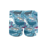 Whale design pattern Men's Swimming Trunks