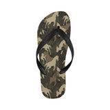 Horse Camouflage Pattern Unisex Flip Flops