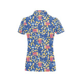 Popcorn Pattern Print Design 01 Women's All Over Print Polo Shirt