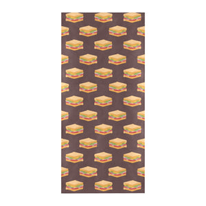 Sandwich Pattern Print Design 04 Beach Towel