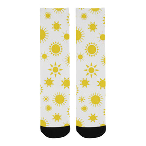 Sun pattern Crew Socks