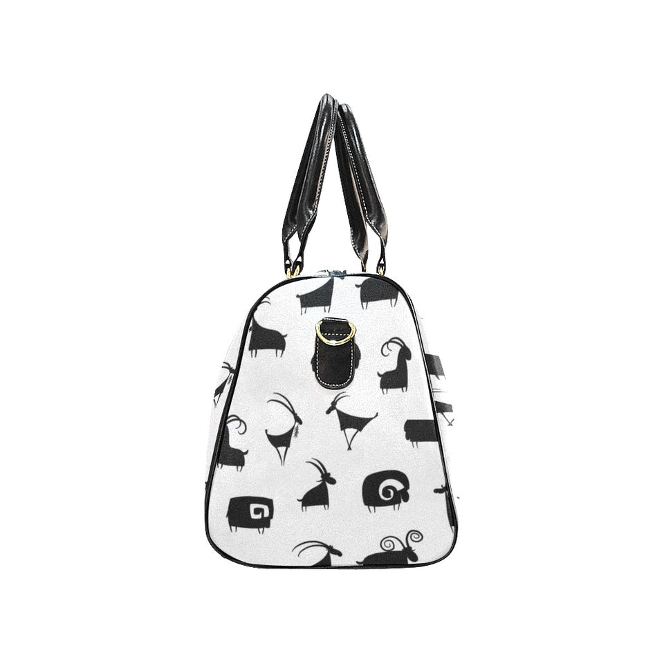Goat ram pattern Travel Bag