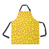 Sausage Pattern Print Design 01 All Over Print Adjustable Apron