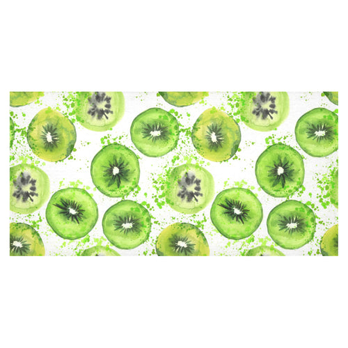 Watercolor kiwi pattern Tablecloth