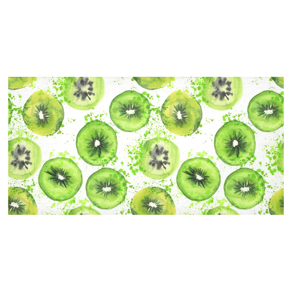 Watercolor kiwi pattern Tablecloth
