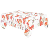 Watercolor fancy carp pattern Tablecloth