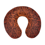 cacao beans tribal polynesian pattern U-Shaped Travel Neck Pillow