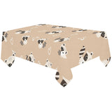 Cute raccoon heart pattern Tablecloth