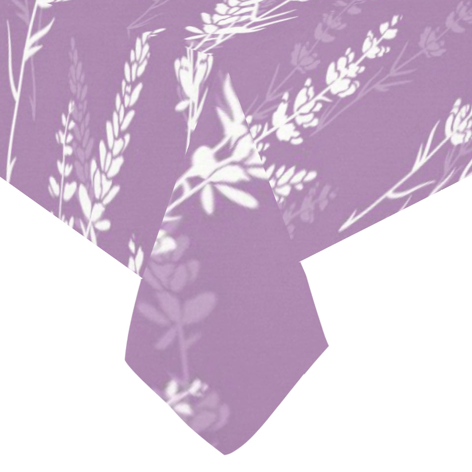 Lavender flowers purple pattern Tablecloth
