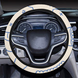 Cute sushi icon pattern Car Steering Wheel Cover