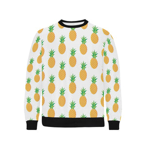 Pineapples pattern Men's Crew Neck Sweatshirt