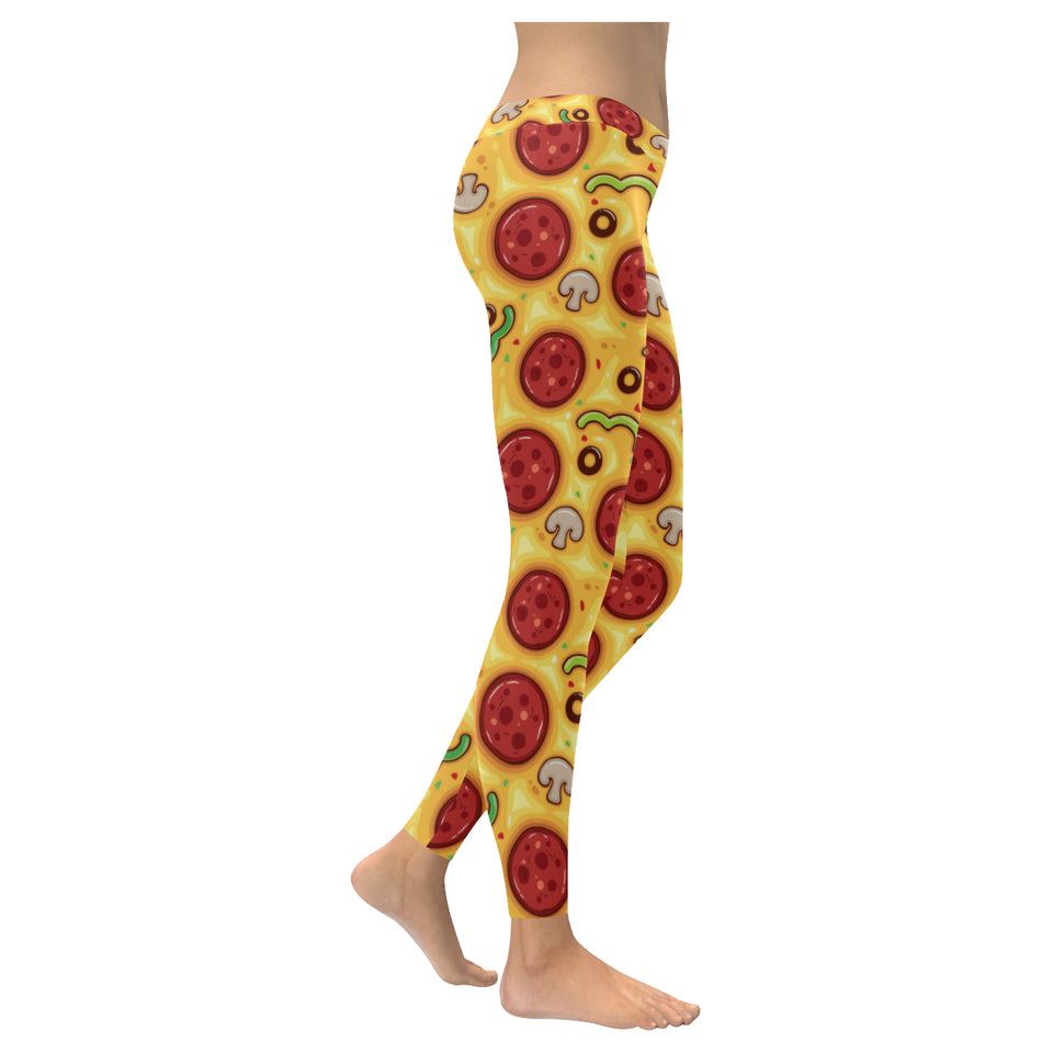 Pizza texture pattern Women's Legging Fulfilled In US