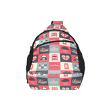 British Pattern Print Design 05 All Over Print Chest Bag