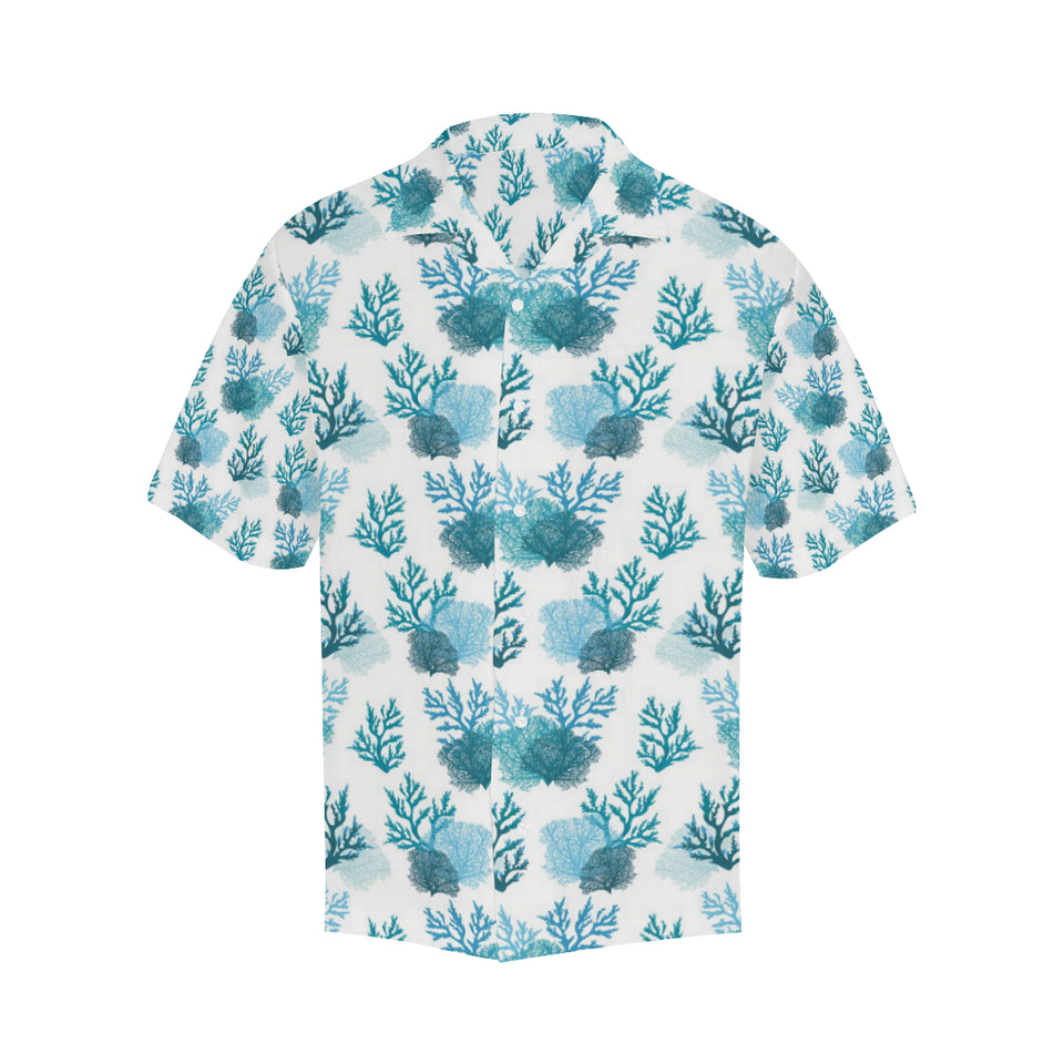 Coral Reef Pattern Print Design 04 Men's All Over Print Hawaiian Shirt (Model T58)