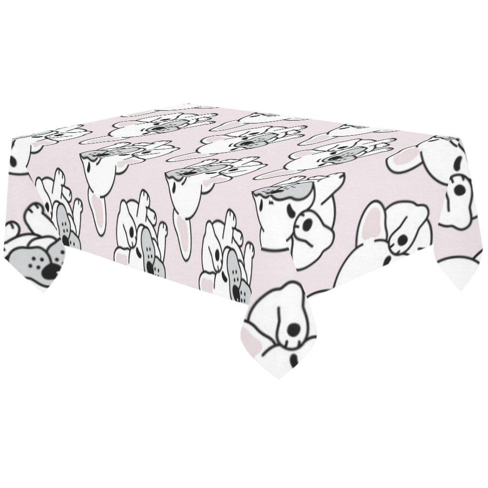 Cute french bulldog pattern Tablecloth