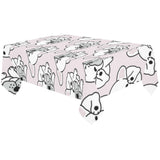 Cute french bulldog pattern Tablecloth