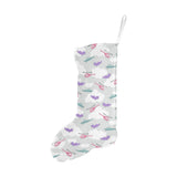 Helicopter plane pattern Christmas Stocking