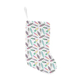 Surfboard Pattern Print Design 04 Christmas Stocking