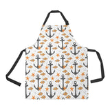 Clown Fish Pattern Print Design 02 All Over Print Adjustable Apron