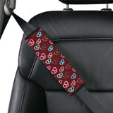 Pretzels Pattern Print Design 05 Car Seat Belt Cover