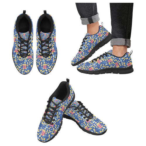 Popcorn Pattern Print Design 01 Men's Breathable Sneakers ( Model 055)