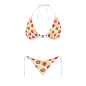 Tomato dot background Sexy Bikinis Two-Piece Swimsuits