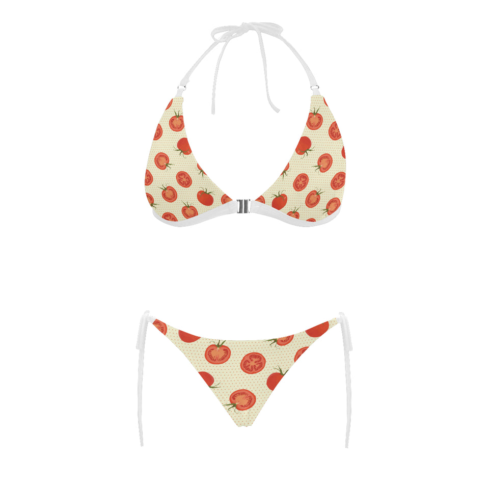 Tomato dot background Sexy Bikinis Two-Piece Swimsuits