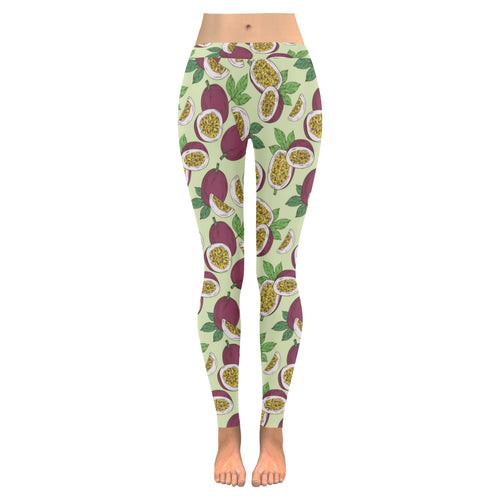 Paassion fruit pattern Women's Legging Fulfilled In US