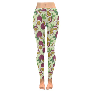 Paassion fruit pattern Women's Legging Fulfilled In US