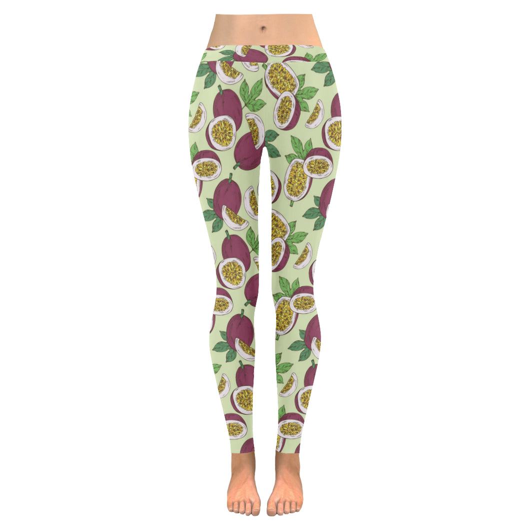 Paassion fruit pattern Women's Legging Fulfilled In US