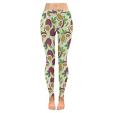 Paassion fruit pattern Women's Legging Fulfilled In US