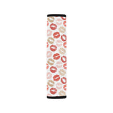 Lips Pattern Print Design 04 Car Seat Belt Cover