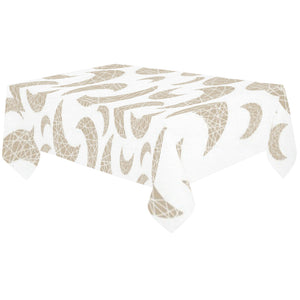 Cool gold moon abstract pattern Tablecloth