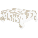 Cool gold moon abstract pattern Tablecloth