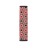 Casino Cards Suits Pattern Print Design 03 Car Seat Belt Cover