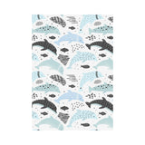 Cute dolphins Childish Style pattern House Flag Garden Flag