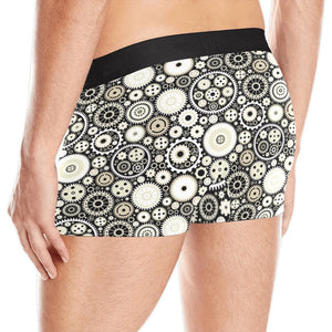 Gear Pattern Print Design 02 Men's All Over Print Boxer Briefs Men's Underwear