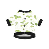 Cucumber sketch pattern All Over Print Pet Dog Round Neck Fuzzy Shirt