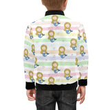 Cute hand drawn mermaid Kids' Boys' Girls' Bomber Jacket