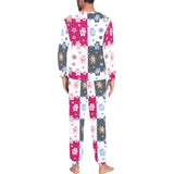 Teddy Bear Pattern Print Design 03 Men's All Over Print Pajama