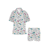 Candy design pattern Women's V-Neck Short Pajama Set