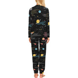 space pattern Women's All Over Print Pajama Set